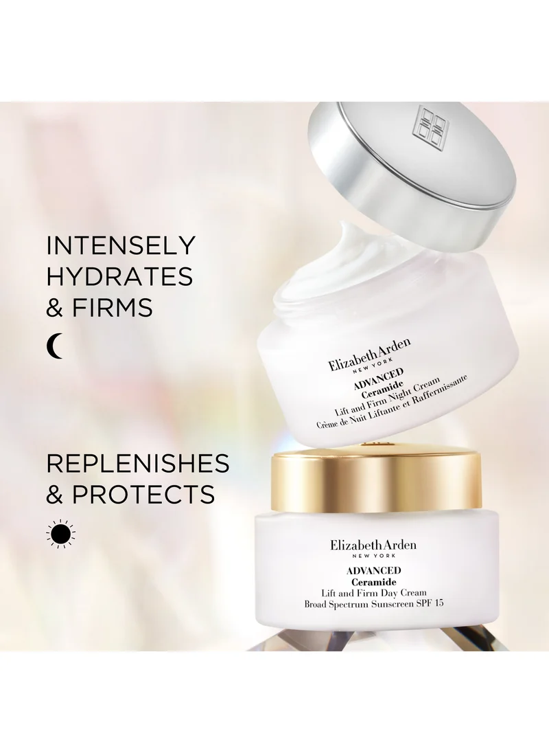 Elizabeth Arden Travel Exclusive Firm, Tone, Hydrate Advanced Ceramide Lift And Firm Day Spf 15 And Night Creams Set