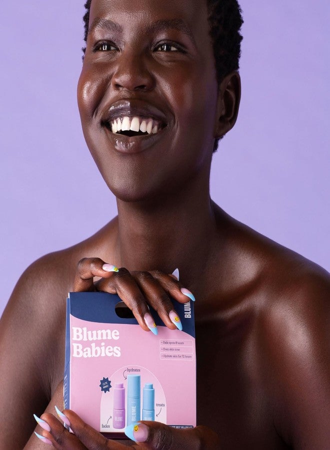 Blume مجموعة العناية بالبشرة بحجم السفر من بلوم بيبيز - علاج حب الشباب والندبات - زيت وجه ميلتداون لعلاج حب الشباب، سيروم فيتامين سي ميلكي فيد وكريم مرطب ميلتداون - مجموعة العناية بالبشرة المعتمدة من TSA (3 قطع) - Image 5