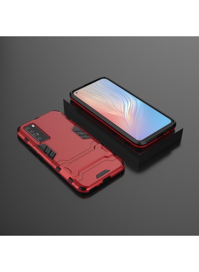 اس-توب جراب لهاتف Huawei nova 7 5G مصنوع من مادة PC + TPU المقاومة للصدمات مع حامل غير مرئي - Image 2