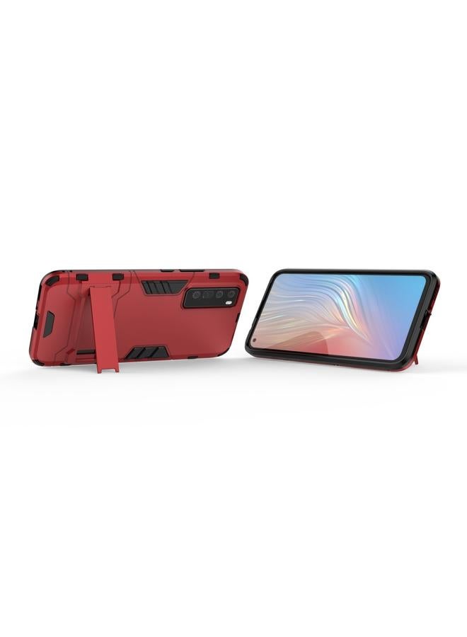 اس-توب جراب لهاتف Huawei nova 7 5G مصنوع من مادة PC + TPU المقاومة للصدمات مع حامل غير مرئي - Image 4