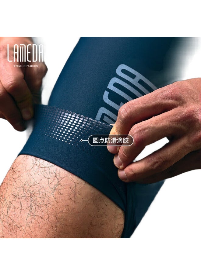 Lampada Moonlight Men'S Bib Shorts Cycling Shorts Summer Professional Road Bike Cycling Pants Blue M - Image 3