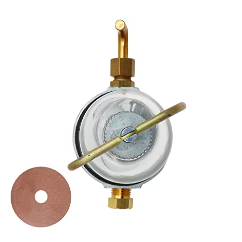 THUNDERMINGO Fuel Sediment Bowl Assembly for Farmall M H IH International cub fuel sediment glass bowl Gas Strainer for Super HV MV W4 OS4 Massey Ferguson 350 400 460 560 650 706 Replace 370832R91 - Image 4