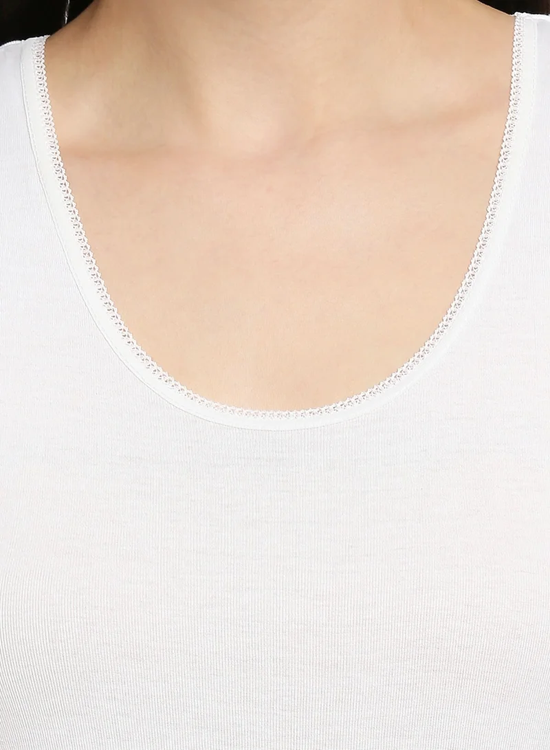 BYC GIRLS COTTON VEST (PACK OF 3) - WHITE