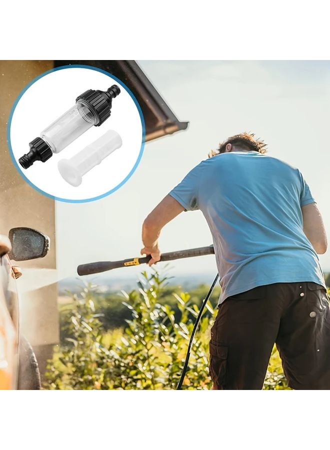 Transparent RV Water Filter Kit With 4 Filters Quick Adapter For High Pressure Washer Garden Pump - Image 4