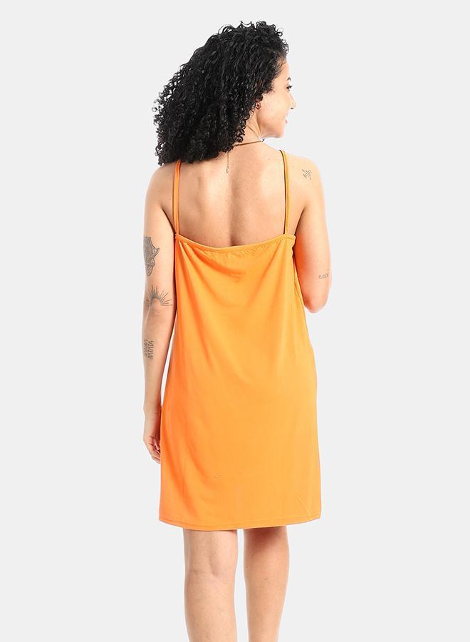 kady Orange Short Luxe Comfort Sleepshirt - Image 3