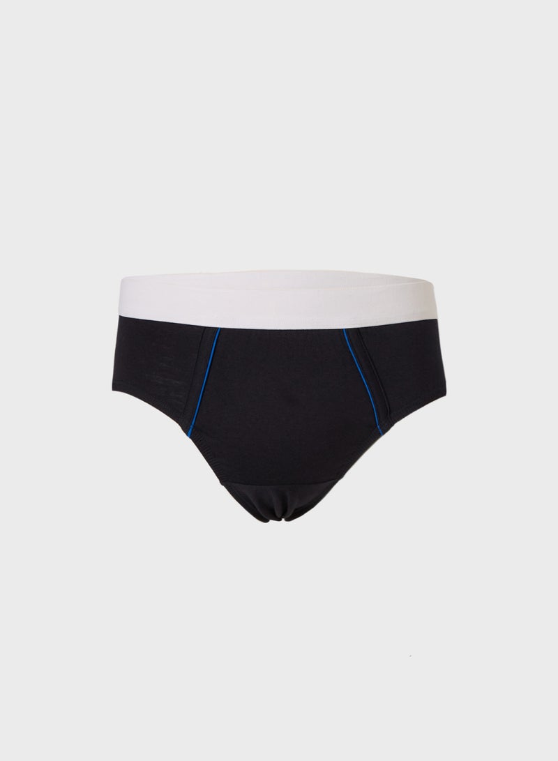 Seventy Five Basics 3 Pack Hunk Brief With Antibacterial Finish - Image 3