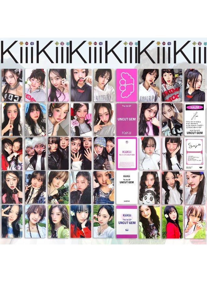 NIBEMINENT 5 Pcs Kpop KiiiKiii UNCUT Digging Lomo Cards Card For Fans Collection Gifts - Image 2