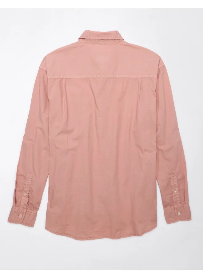American Eagle AE Everyday Poplin Button-Up Shirt