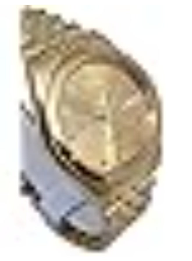 سيكو ساعة سيكو أوتوماتيكية بـ 21 جوهرة وتقويم ذهبي من الفولاذ المقاوم للصدأ SNXC52J5، ذهبية، بسوار - Image 2