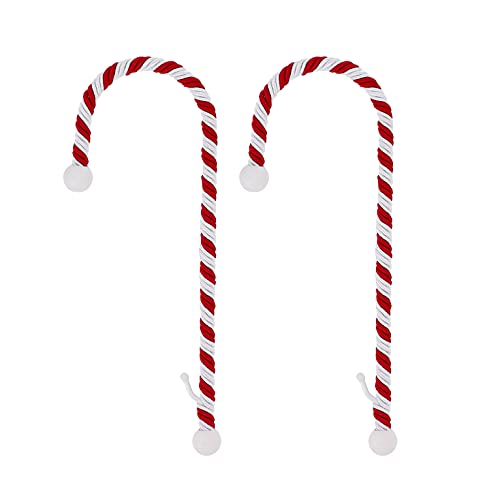 Haute Decor Candy Cane Stocking Holder (Classic 2-Pack) - Hang Your Christmas Stockings in Style - Lightweight Yet Holds Up to 10 Lbs - Image 1