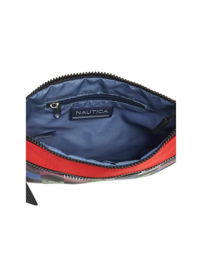 NAUTICA womens Nautica Pennant Nylon Crossbody Adjustable Crossbody  - Image 5