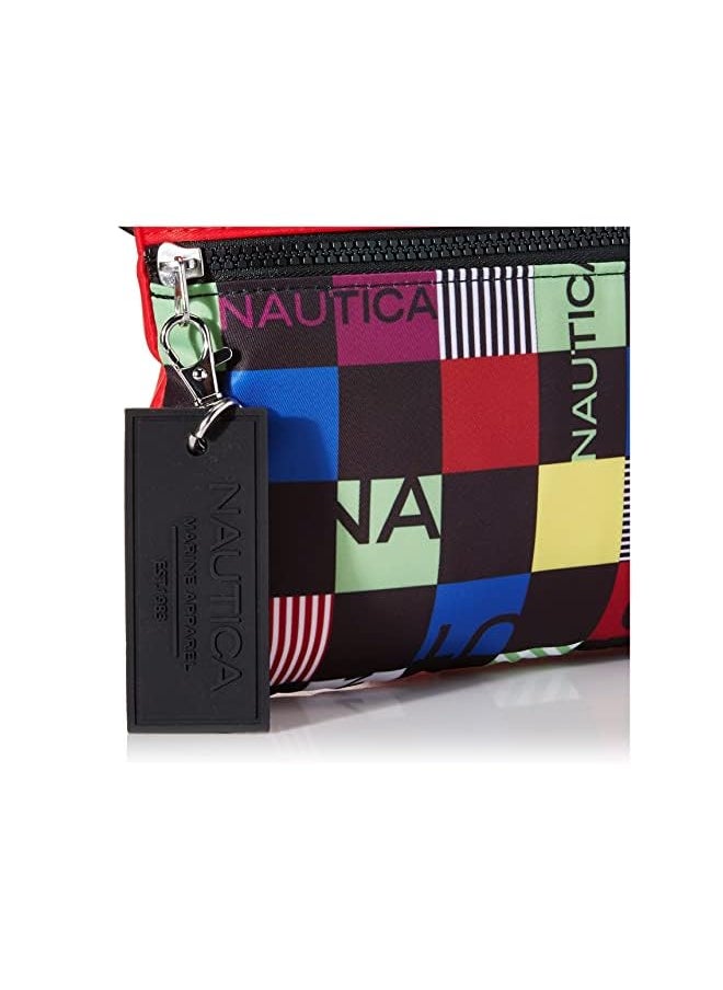 NAUTICA womens Nautica Pennant Nylon Crossbody Adjustable Crossbody  - Image 3