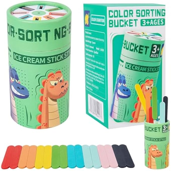 MONTESSORI TOY FROM 1 2 3 YEARS WOODEN TOY MOTOR SKILLS TOY FROM 1 YEAR SENSORY TOY WOOD COLOUR SHAPE SORTING TOY MONTESSORI TOY BABY LEARNING SENSORY GAME GIFTS FOR CHILDREN - Image 1