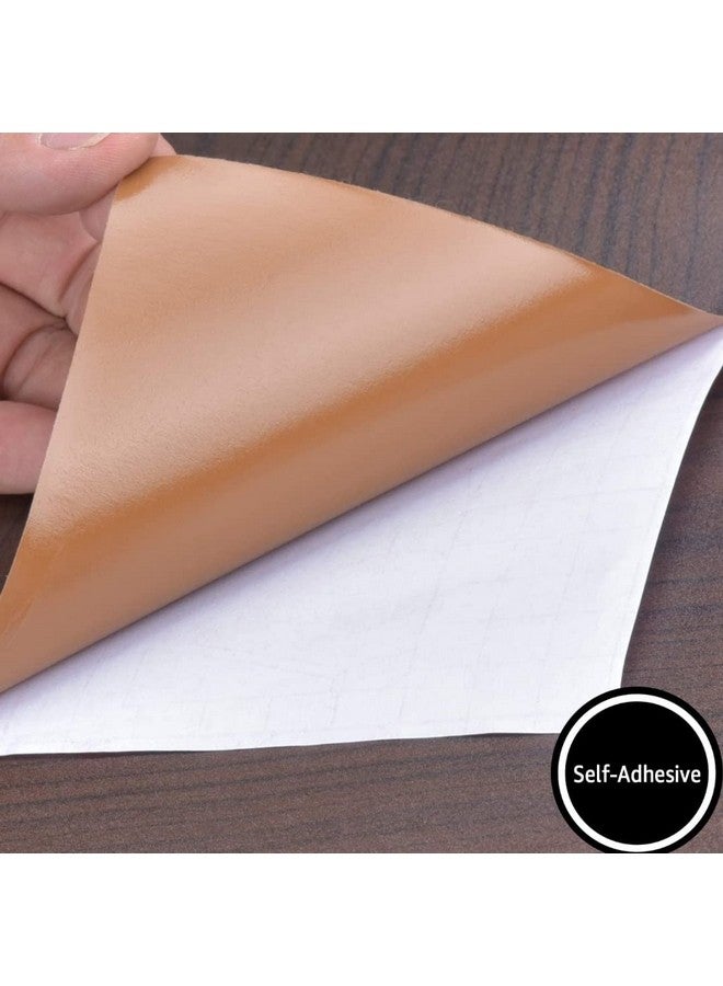 ANNACREATIONS Vinyl self Adhesive Wood Grain Peel and Stick Waterproof Decorative DIY Wallpaper (12''inches x 120'' inches) (Premium Wood Brown) - Image 5