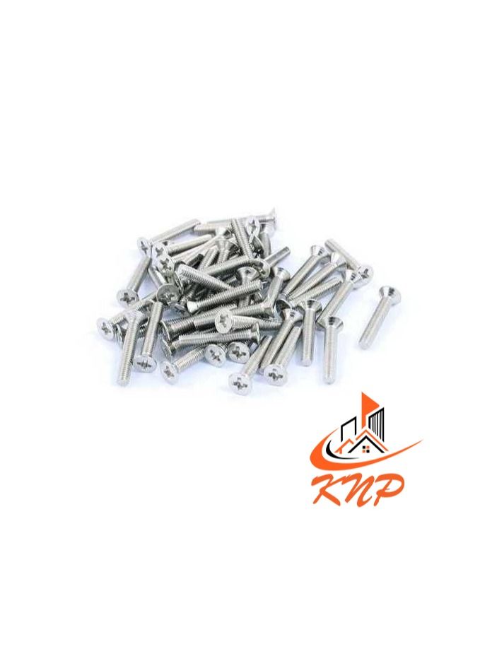 KNP KNP Countersunk Machine Screws - Pack of 200 (M4 x 20mm) - Image 2