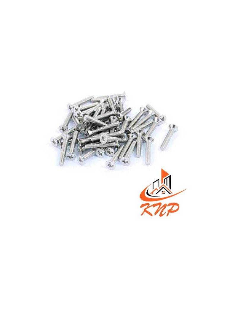 KNP KNP Countersunk Machine Screws - Pack of 200 (M4 x 20mm) - Image 3