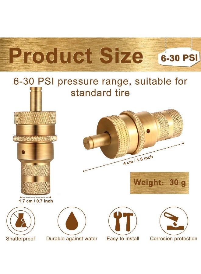 مجموعة أدوات تفريغ الهواء التلقائي للإطارات 6-30 PSI، تفريغ إطارات السيارات على الطرق الوعرة، ملحقات لجهاز جيب، سيارة، شاحنة، دراجة نارية، وإطارات ATV (خمس قطع) - Image 5