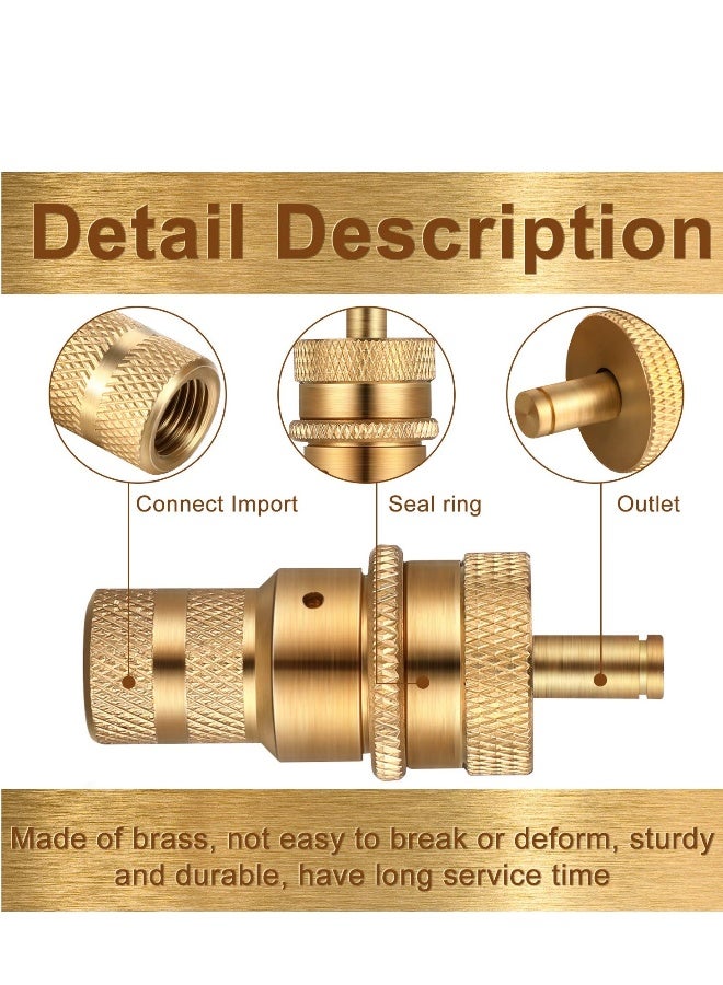 مجموعة أدوات تفريغ الهواء التلقائي للإطارات 6-30 PSI، تفريغ إطارات السيارات على الطرق الوعرة، ملحقات لجهاز جيب، سيارة، شاحنة، دراجة نارية، وإطارات ATV (خمس قطع) - Image 2