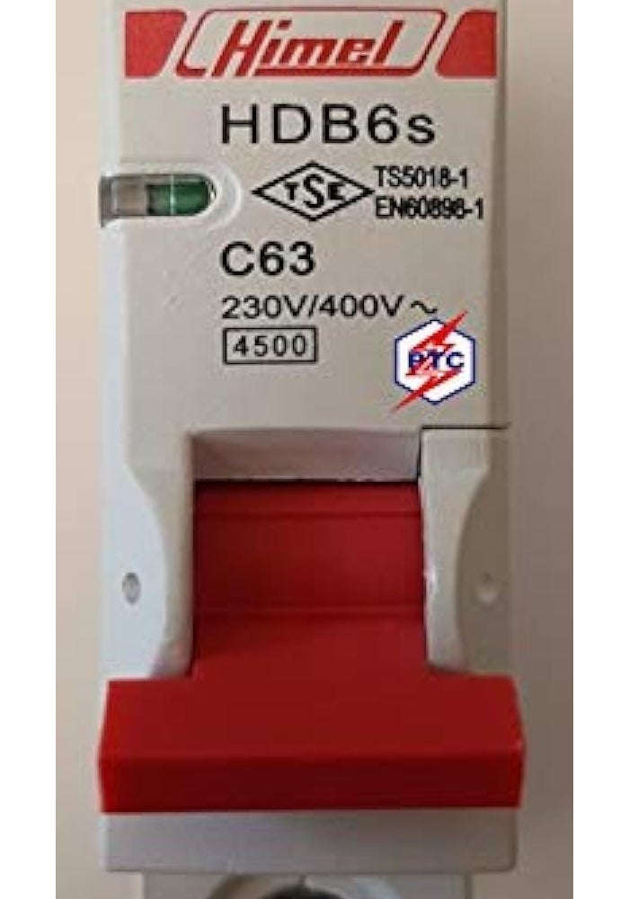 HIMEL 63A Single Pole Miniature Circuit Breaker