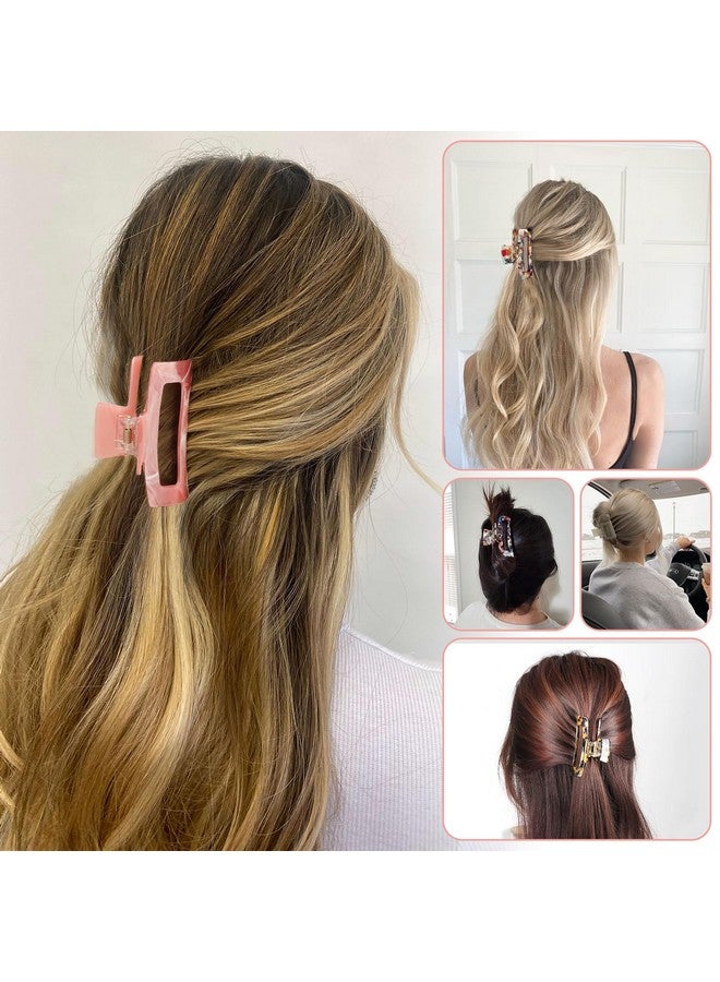 StarSide 8-Pack Medium Acrylic Butterfly Hair Clips - Leopard Print, Non-Slip Strong Hold for Women and Girls - Image 5