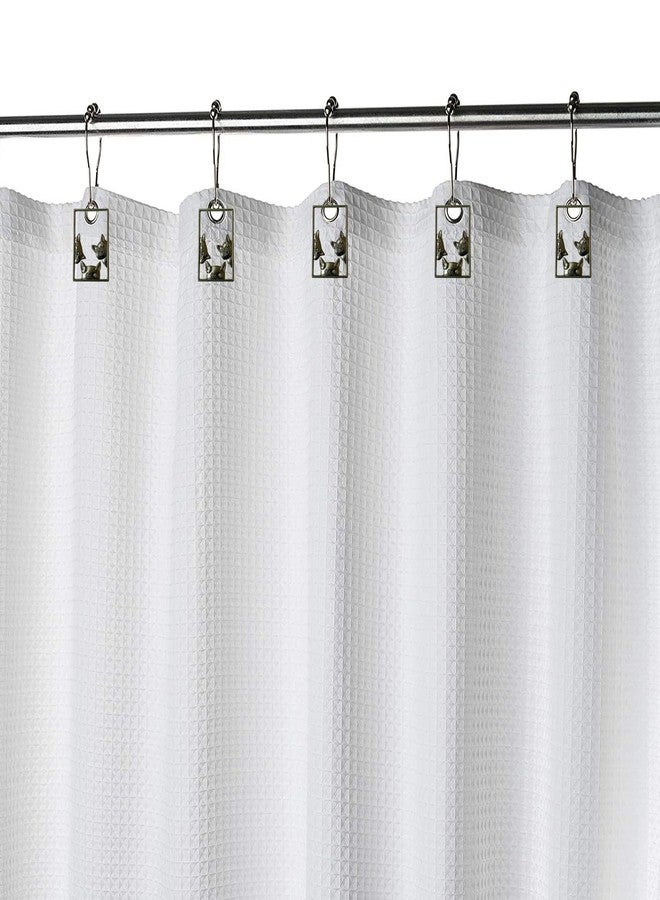 ZILucky Set of 12 Cat Shower Curtain Hooks Rings, Cat Lovers Decoration, Halloween Party Haunted House Supplies, Stainless Steel Rustproof (Black-Cat) - Image 3
