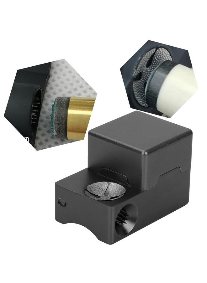 Thoraya 4 In 1 Multi-function Billiard Cue Tip Polishing Machine Tips Shaper Chalk Holder(black)  - Image 5