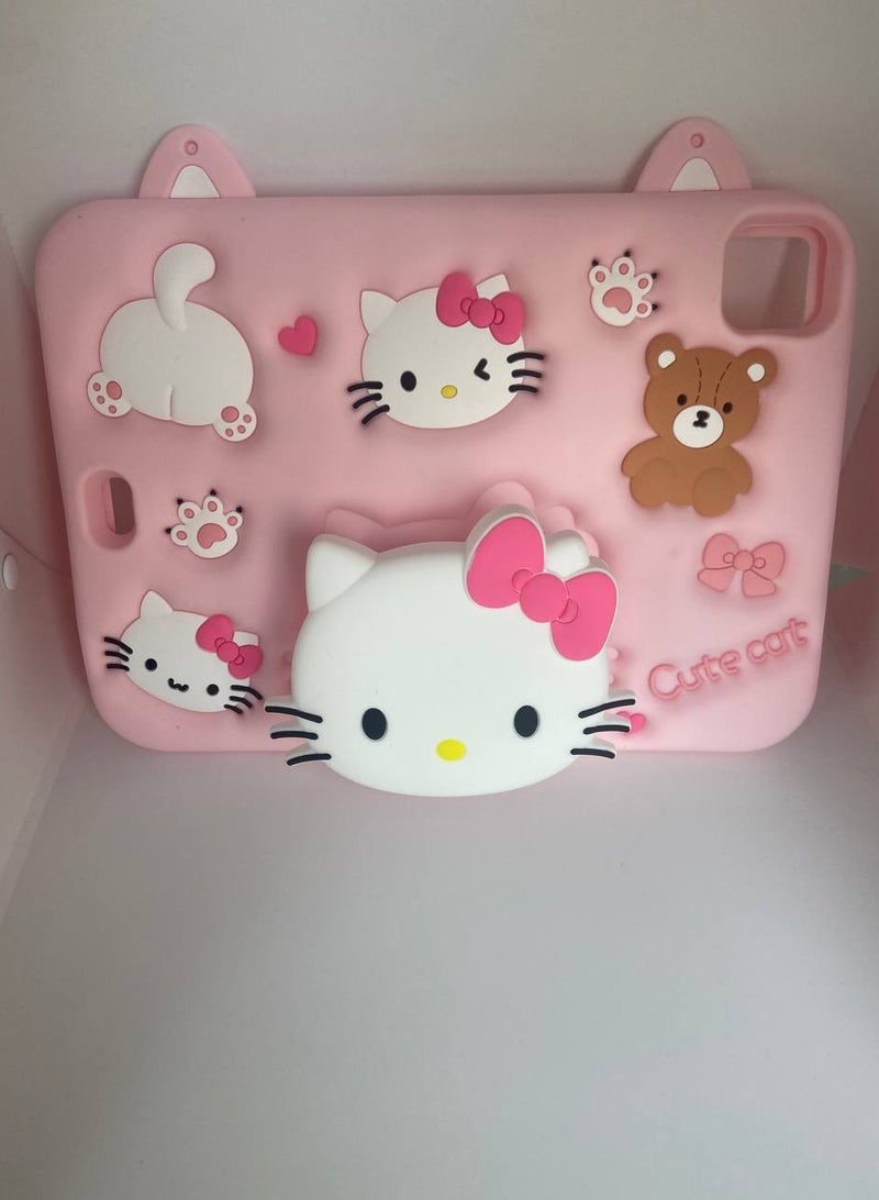 Cartoon 3D Silicon Handle Stand Cover For iPad Pro 11 inch 4th Generation 2022, iPad 11 Pro Case 2024\2022\2021/2020/2018 (3rd 2nd 4th Gen) - Image 3