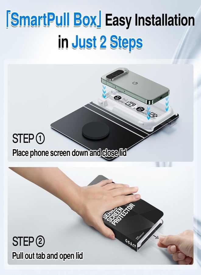 SMARTDEVIL Screen Protector for Google Pixel 9 Pro (3 Pack) + Camera Lens Protector, HD Tempered Glass, Fingerprint Unlock Friendly, 9H Military-Grade Protection, Scratch & Drop Resistant - Image 3