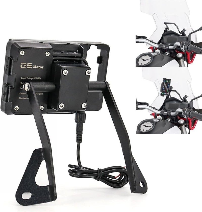 QASULER Motorcycle Phone Holder for Moto Guzzi V85 TT - Image 3