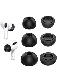 Ear Tips Replacement Memory Foam Tips Compatible For Airpods Pro Fit In The Charging Case Anti Slip Reducing Noise In Ear Eartips Black Ear Buds With Portable Storage Box 6 Pairs SML - pzsku/Z6FC265850395F83DD9FFZ/45/_/1740929141/2504b936-f337-4ef2-8520-a4c2e9ec7df0