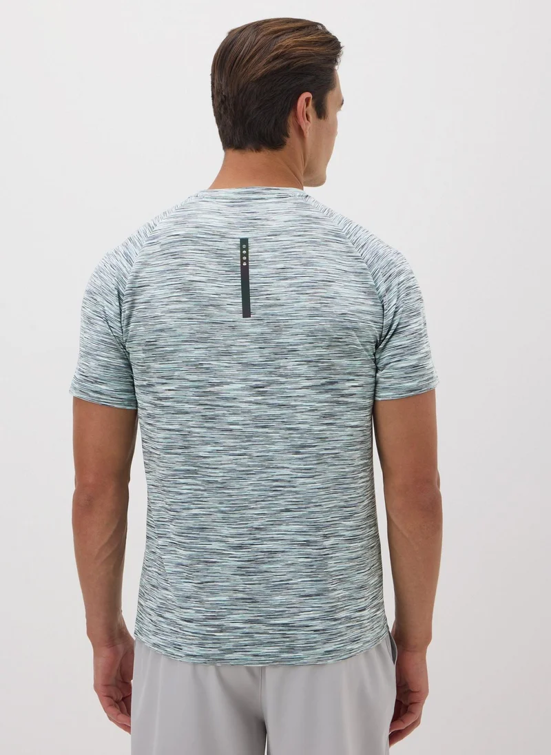 Matalan Souluxe Grey Two Tone T-Shirt