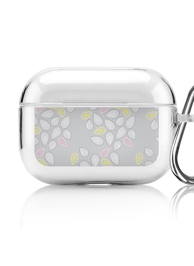 Stylizedd Classic Clear printed Case for Apple AirPods Pro 2nd Generation Thin Transparent Cover [Designed for Apple AirPods Pro 2nd Generation] - Teardrop Stitches  - Image 1