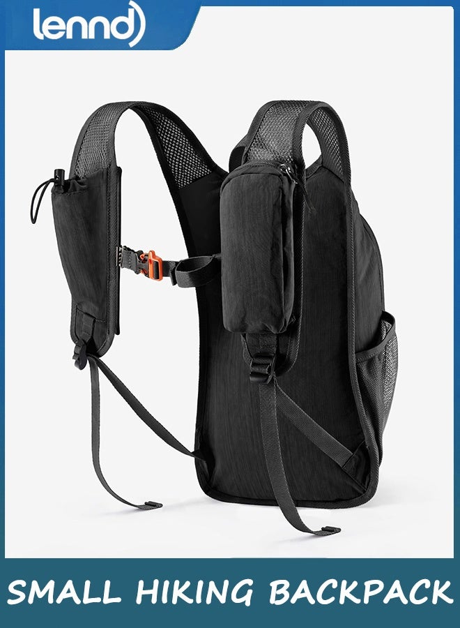 LENND 10L Small Hiking Backpack Travel Daypack Lightweight Packable Back Pack for Women Men - Image 3