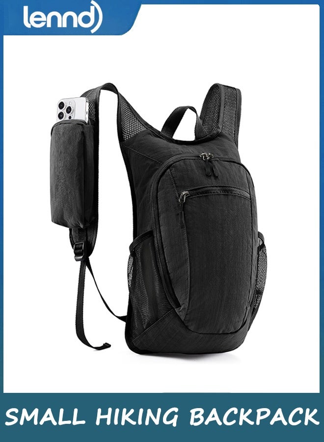 LENND 10L Small Hiking Backpack Travel Daypack Lightweight Packable Back Pack for Women Men - Image 1