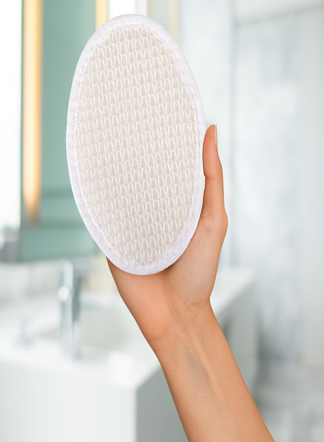 JAIRESTONE Natural Exfoliating Loofah Sponge – 10 Pack Soft Weave Facial & Body Pads – Gentle Sisal Bath Scrubber for Women & Men – Shower Skincare Exfoliator - Image 4