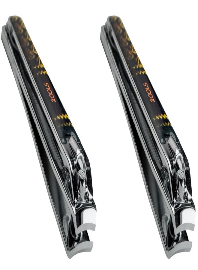 2OOLS Large Nail Clipper/Cutter nail clippers (Colour -Multi colour) - (Pack of 2) - Image 1