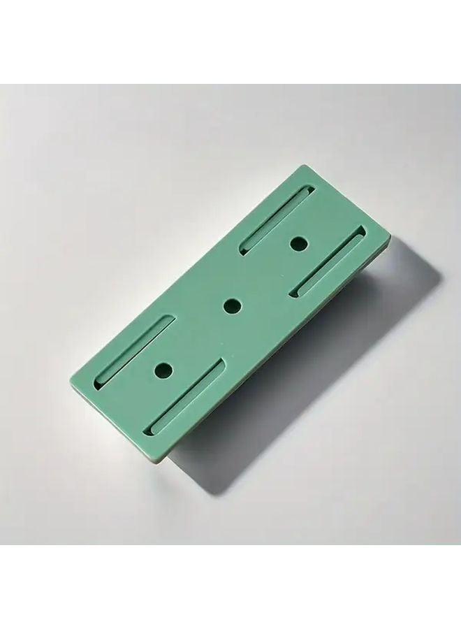2Pcs Self Adhesive No Drill Socket Bracket Wall Mount Power Board Organizer Random Color - Image 4