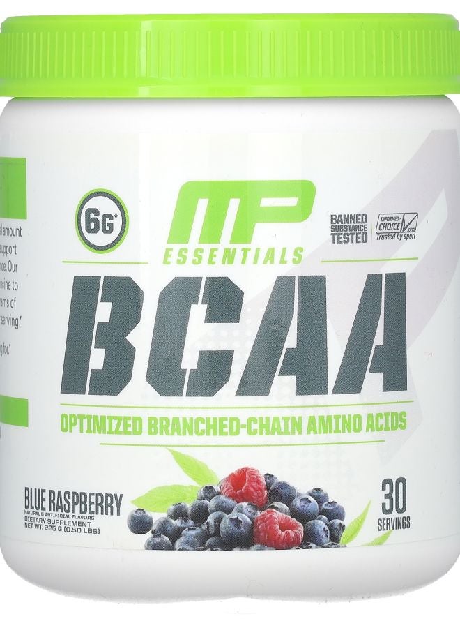 MusclePharm Essentials BCAA Blue Raspberry 0.5 lbs (225 g)