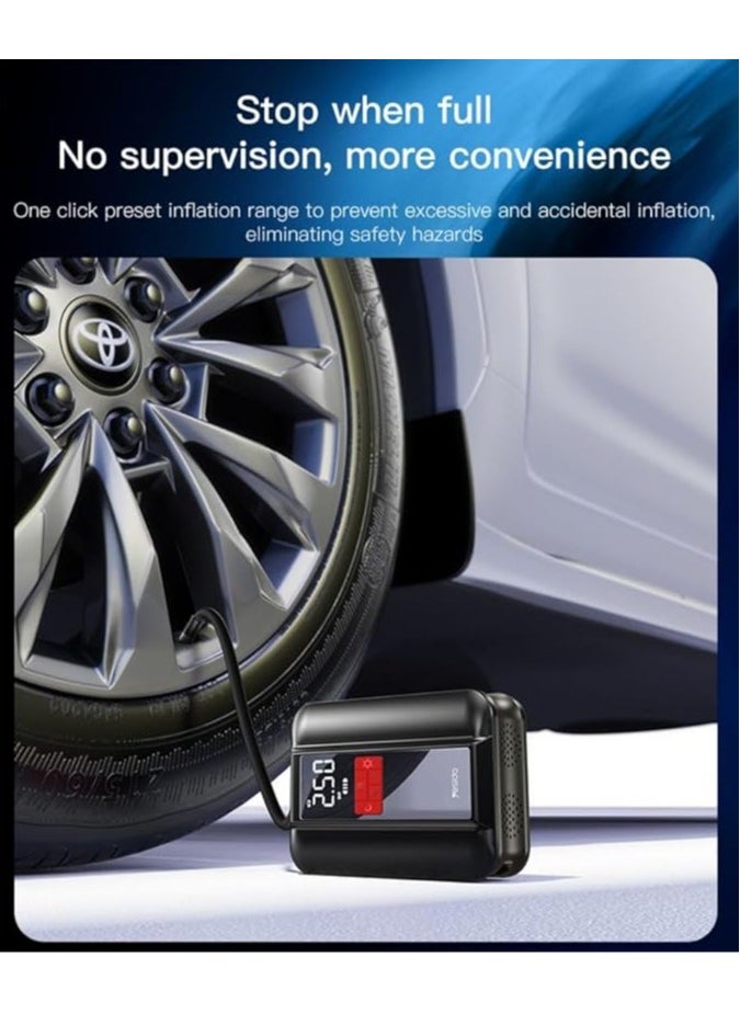 Yesido - YESIDO VC04 22 Cylinder Portable Wireless Car Tire Inflator with LED Light Air Pump - Image 1