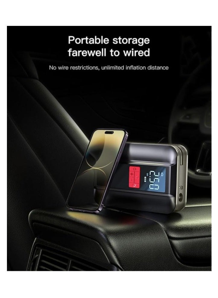 Yesido - YESIDO VC04 22 Cylinder Portable Wireless Car Tire Inflator with LED Light Air Pump - Image 1