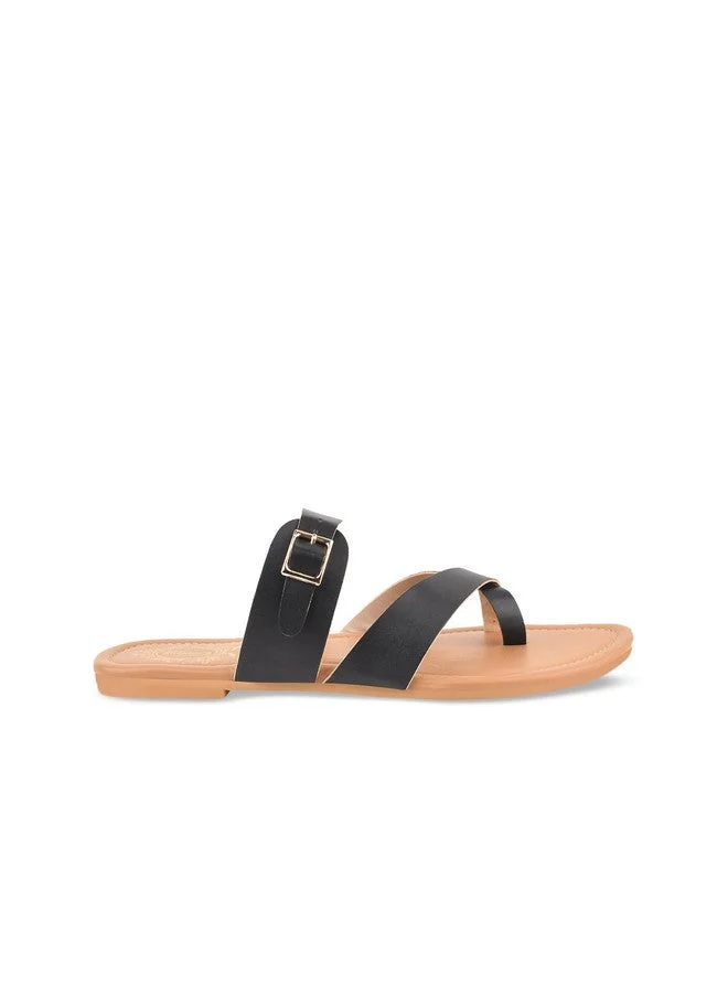 شوتوبيا Shoetopia Stylish Side Buckle Detailed Flats for Women & Girls