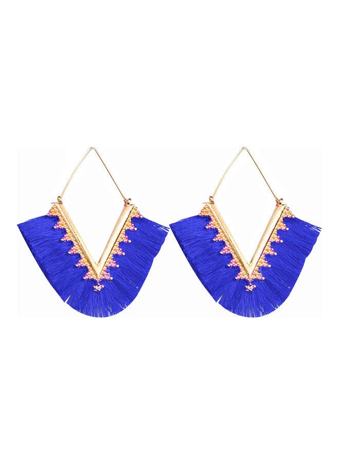 NIBEMINENT - Bohemian Women V Tassel Dangle Earrings - Image 1