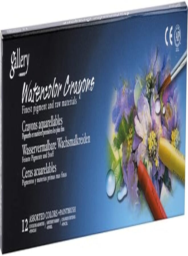 Creativ Mungyo-water colour crayons water soluble mac