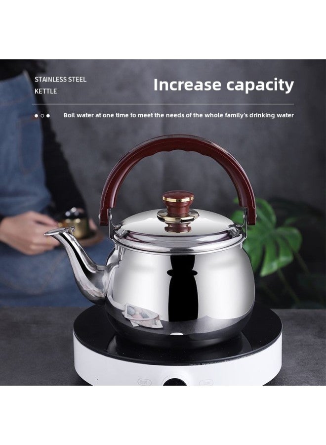 Fuda Sound Rising Kettle Stainless Steel Cold Kettle Thickened Golden Piano Kettle Large Mouth Sound Kettle Boiling Water-Capacity:20CM (titanium Chopsticks Pot) 2.7L - Image 3