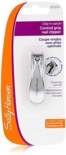 Sally Hansen Beauty Tools, Clip N' Catch-Control Grip Nail Clip with Catcher , 1 Count (Pack of 1) - Image 1