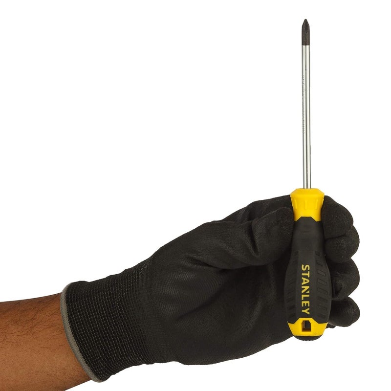 Stanley STANLEY STMT608058 Cushion Grip Screwdriver PhillipsPH1x100mm Yellow and Black  - Image 5