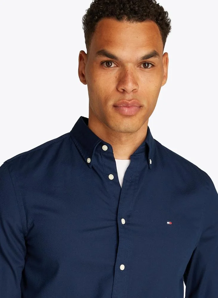 TOMMY HILFIGER Slim Flex Dobby Shirt