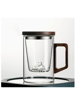 Glass Tea Mug Tea Cup With Infuser And Wooden Handle,Filtered Tea Separation Cup, Infusion Mugs with Inner Filter for Home and Office 500ML - pzsku/Z6FC3478A81DAB6B9AD58Z/45/_/1732878231/23ea3a21-fd70-4496-8778-c0cae35da286