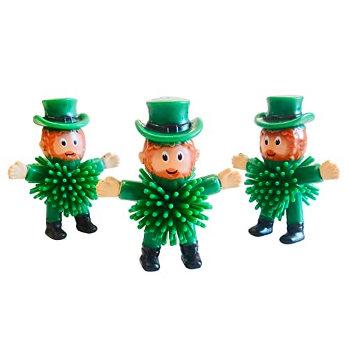 Cherislpy 12Pcs St Patricks Day Mini Leprechaun ToysSqueeze Porcupine Toys Stress Relief Fidget Toy for Kids Boys St Patricks Day Party FavorHome DecorOld Men - Image 5