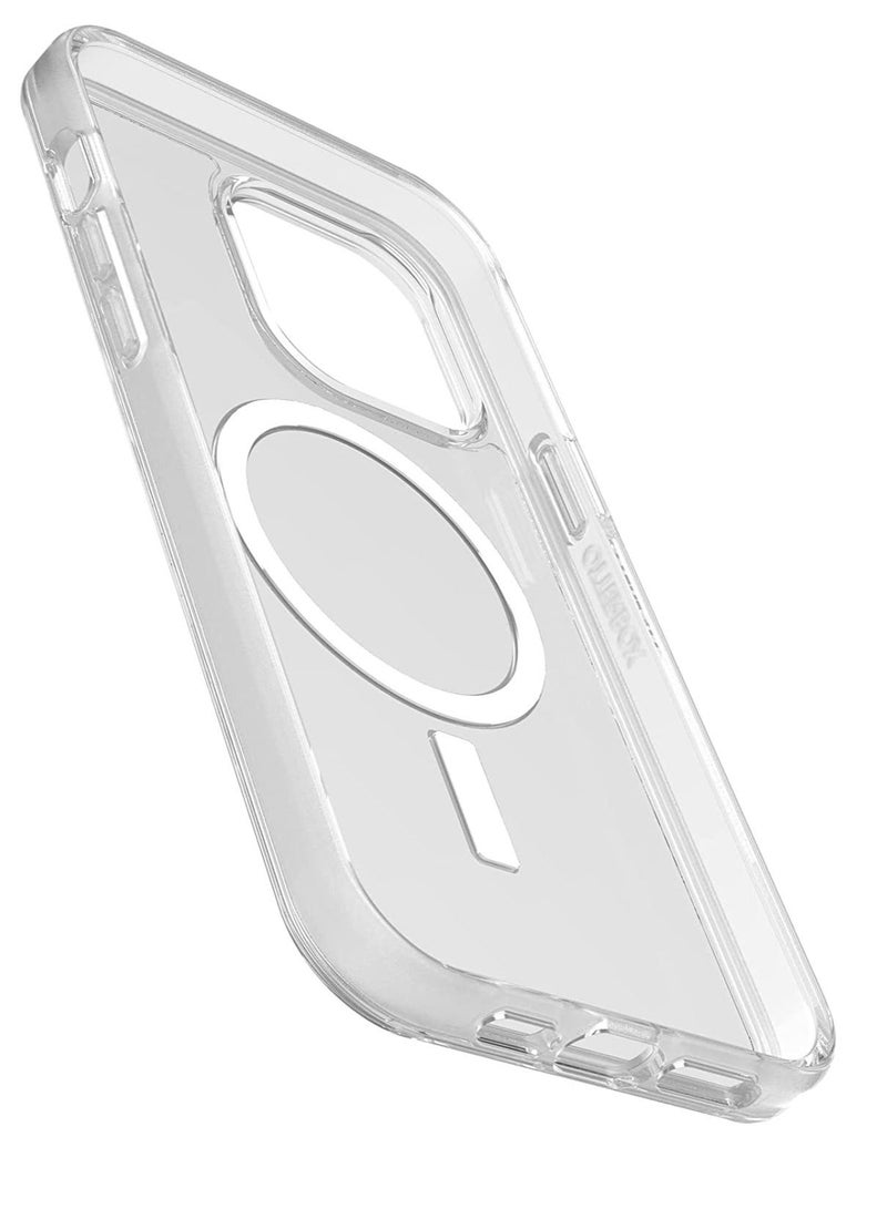 MUNTAQI Apple iPhone 14 Pro Max 6.7" 2022 Case - Slim & Lightweight Cover w/AntiMicrobial, Military Grade Drop Protection, Built-in Magnet, MagSafe Compatible - Clear - Image 2